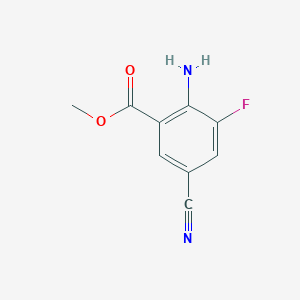 Methyl 2-amino-5-cyano-3-fluorobenzoate