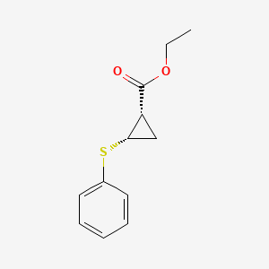 Ethyl (1S,2S)-2-(phenylsulfanyl)cyclopropane-1-carboxylate