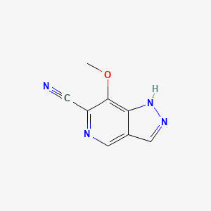 7-Methoxy-1H-pyrazolo[4,3-C]pyridine-6-carbonitrile