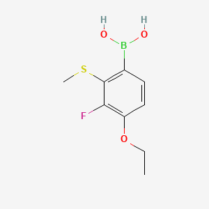 (4-Ethoxy-3-fluoro-2-(methylthio)phenyl)boronic acid