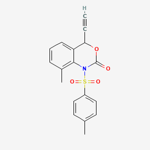 4-Ethynyl-1,4-dihydro-8-methyl-1-[(4-methylphenyl)sulfonyl]-2H-3,1-benzoxazin-2-one