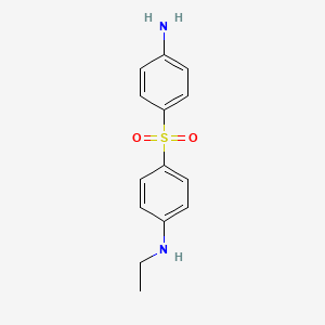 4-[4-(Ethylamino)phenyl]sulfonylaniline