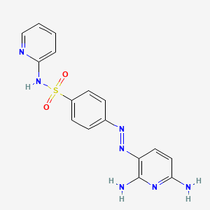 4-[(2,6-diaminopyridin-3-yl)diazenyl]-N-pyridin-2-ylbenzenesulfonamide