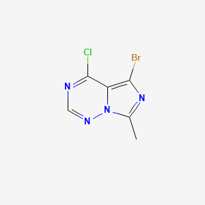 5-Bromo-4-chloro-7-methylimidazo[4,3-f][1,2,4]triazine