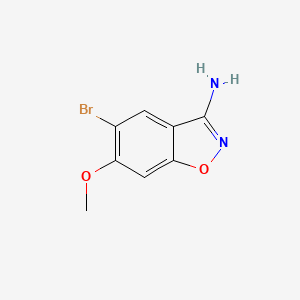 5-Bromo-6-methoxybenzo[d]isoxazol-3-ylamine