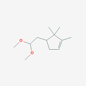 4-(2,2-Dimethoxyethyl)-1,5,5-trimethylcyclopentene