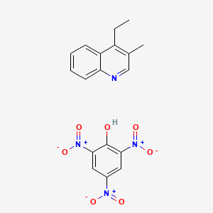 4-ethyl-3-methylquinoline;2,4,6-trinitrophenol