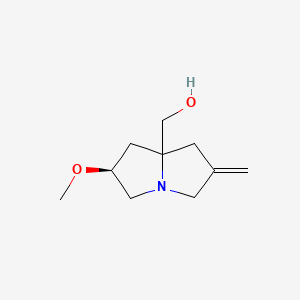 ((2S)-2-Methoxy-6-methylenetetrahydro-1H-pyrrolizin-7A(5H)-YL)methanol