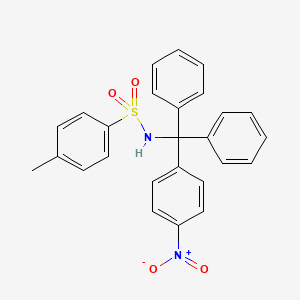 4-Methyl-N-[(4-nitrophenyl)(diphenyl)methyl]benzene-1-sulfonamide