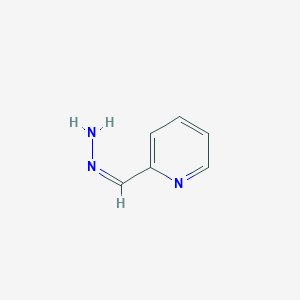 molecular formula C6H7N3 B14017303 (Z)-pyridin-2-ylmethylidenehydrazine CAS No. 78539-90-9