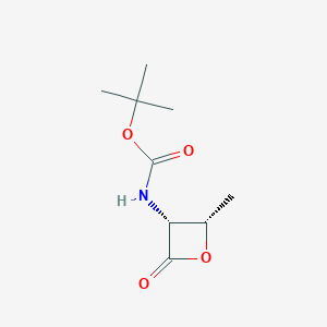 molecular formula C9H15NO4 B14017307 tert-Butyl ((2S,3R)-2-methyl-4-oxooxetan-3-yl)carbamate 