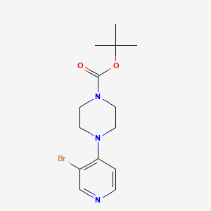 molecular formula C14H20BrN3O2 B1401732 tert-Butyl 4-(3-bromopyridin-4-yl)piperazine-1-carboxylate CAS No. 1206250-63-6