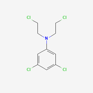 molecular formula C10H11Cl4N B14017363 3,5-Dichloro-n,n-bis(2-chloroethyl)aniline CAS No. 27096-60-2