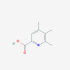 molecular formula C9H11NO2 B14017399 4,5,6-Trimethylpyridine-2-carboxylic acid 