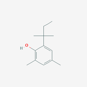 molecular formula C13H20O B14017446 2,4-Dimethyl-6-(2-methylbutan-2-yl)phenol CAS No. 85710-00-5