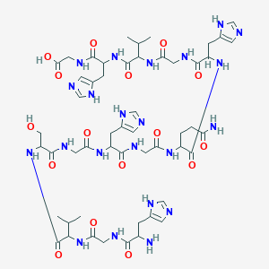 molecular formula C52H76N22O16 B14017460 Alloferon 