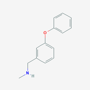 molecular formula C14H15NO B140175 N-甲基-3-苯氧基苄胺 CAS No. 129535-78-0