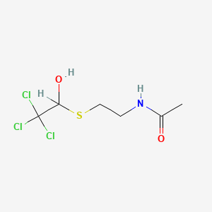 1,1,1-Trichloro-2-hydroxy-2-[2-acetamidoethylthio]ethane