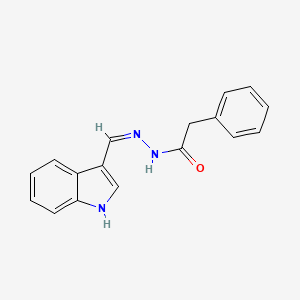 N-[(Z)-1H-indol-3-ylmethylideneamino]-2-phenylacetamide