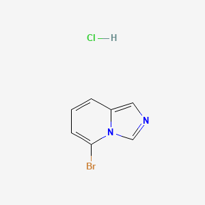 molecular formula C7H6BrClN2 B14017715 5-bromoimidazo[1,5-a]pyridine HCl 