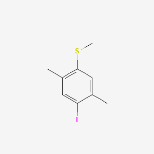 molecular formula C9H11IS B14017787 (4-Iodo-2,5-dimethylphenyl)(methyl)sulfane 