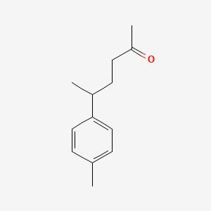 molecular formula C13H18O B14017909 5-(4-Methylphenyl)hexan-2-one CAS No. 7511-95-7