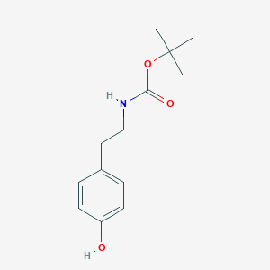 molecular formula C13H19NO3 B140181 叔丁基 4-羟基苯乙基氨基甲酸酯 CAS No. 64318-28-1