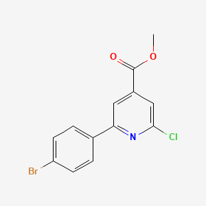 Methyl 2-(4-bromophenyl)-6-chloropyridine-4-carboxylate