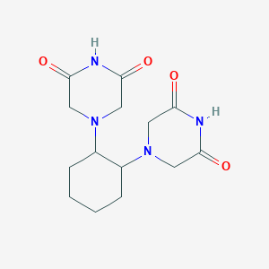 4,4'-(Cyclohexane-1,2-diyl)di(piperazine-2,6-dione)