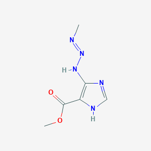 methyl (5Z)-5-(methylaminohydrazinylidene)imidazole-4-carboxylate