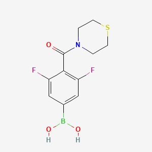 (3,5-Difluoro-4-(thiomorpholine-4-carbonyl)phenyl)boronic acid