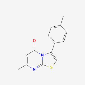 7-Methyl-3-(4-methylphenyl)-[1,3]thiazolo[3,2-a]pyrimidin-5-one