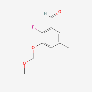 2-Fluoro-3-(methoxymethoxy)-5-methylbenzaldehyde