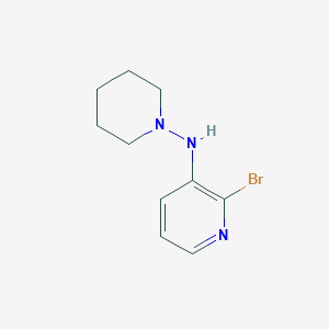 B1401845 2-bromo-N-(piperidin-1-yl)pyridin-3-amine CAS No. 1713160-14-5