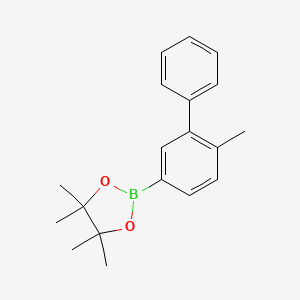 4,4,5,5-Tetramethyl-2-(6-methyl-[1,1'-biphenyl]-3-yl)-1,3,2-dioxaborolane