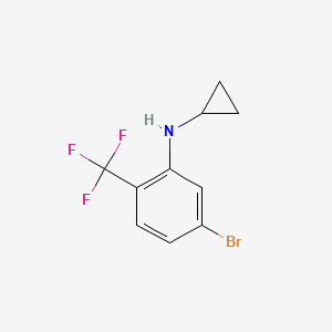 5-Bromo-N-cyclopropyl-2-(trifluoromethyl)aniline