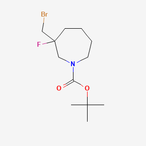 Tert-butyl 3-(bromomethyl)-3-fluoroazepane-1-carboxylate