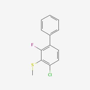 (4-Chloro-2-fluoro-[1,1'-biphenyl]-3-yl)(methyl)sulfane