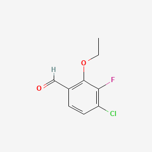 4-Chloro-2-ethoxy-3-fluorobenzaldehyde