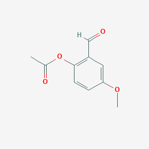 2-Formyl-4-methoxyphenyl acetate