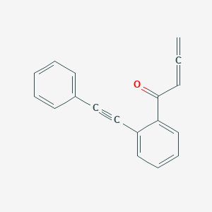 1-[2-(2-Phenylethynyl)phenyl]-2,3-butadien-1-one