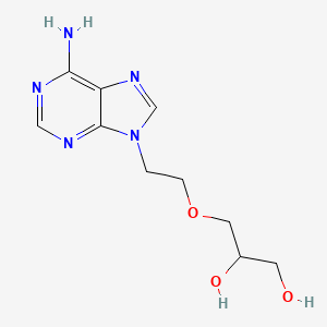 3-[2-(6-Aminopurin-9-yl)ethoxy]propane-1,2-diol