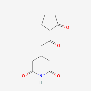 4-[2-Oxo-2-(2-oxocyclopentyl)ethyl]piperidine-2,6-dione