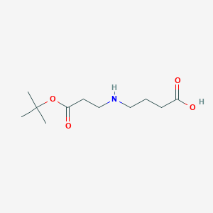 molecular formula C11H21NO4 B14018622 4-[[(tert-Butoxy)carbonyl] ethylamino]butanoic acid 