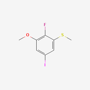 (2-Fluoro-5-iodo-3-methoxyphenyl)(methyl)sulfane