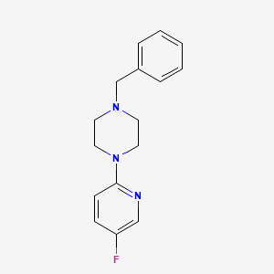 molecular formula C16H18FN3 B1401864 1-Benzyl-4-(5-fluoropyridin-2-yl)piperazine CAS No. 1779120-88-5