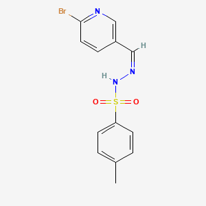 N-[(Z)-(6-bromopyridin-3-yl)methylideneamino]-4-methylbenzenesulfonamide