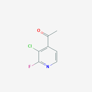 1-(3-Chloro-2-fluoropyridin-4-YL)ethanone