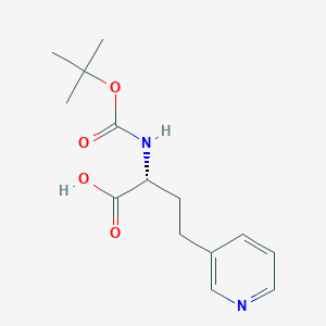 (2R)-2-[[(Tert-butoxy)carbonyl]amino]-4-(pyridin-3-YL)butanoic acid