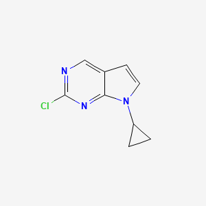 2-Chloro-7-cyclopropyl-7H-pyrrolo[2,3-d]pyrimidine